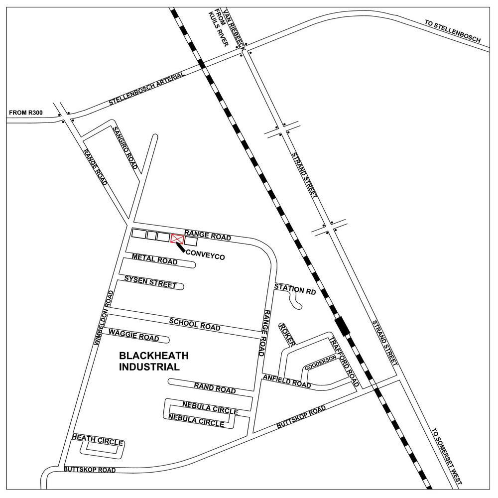 Map to Conveyco