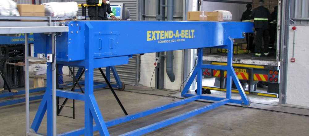 Telescopic Extend-a-belt Conveyor