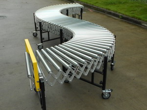 Expandable Flexible Gravity Roller Conveyor