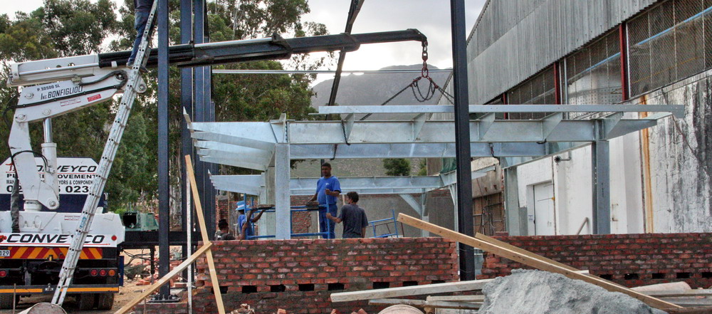 Steel Structure for Grape Press