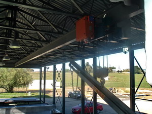 Installing of 10ton Hoist at Riebeeck Wine Cellar