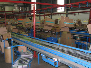 Overhead Monorail Conveying Stystem in Textile Industry