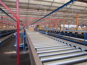 Overhead Monorail Conveying Stystem in Textile Industry