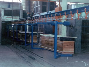 Overhead Monorail Conveying Stystem in Timber Industry